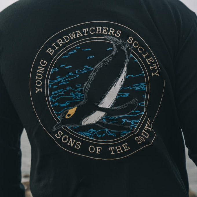 Close Up Shot of the back of Hoiho Long Sleeve Merino T-Shirt
