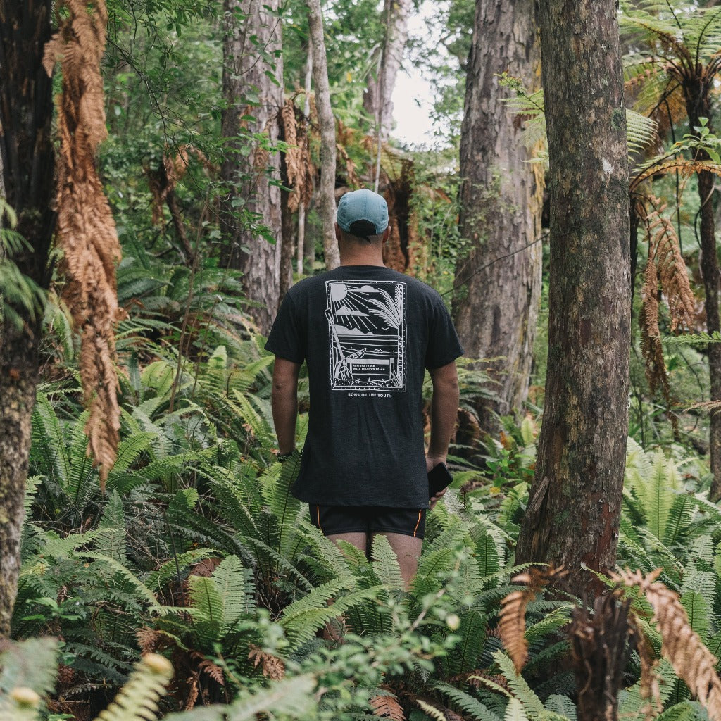 The Great Walk Tee Lightweight Merino Short Sleeve T-Shirt Grey