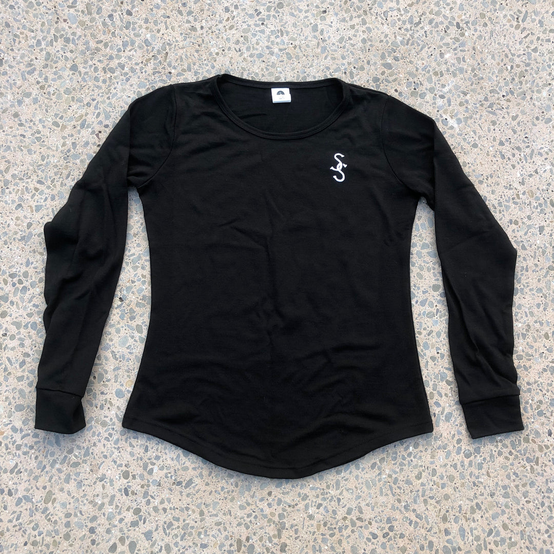 Women's Basic Merino Long Sleeve Black